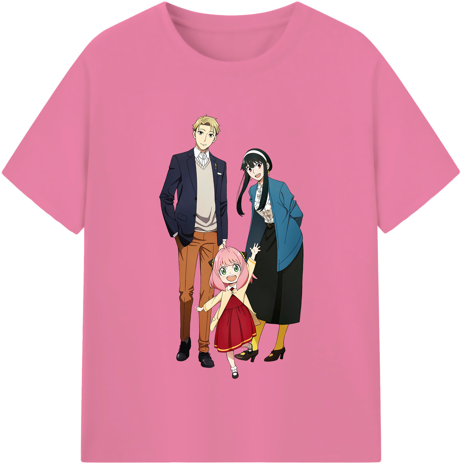 （画像用） SPY×FAMILY间谍家家酒 綿100％半袖Tシャツ（フロントプリント）